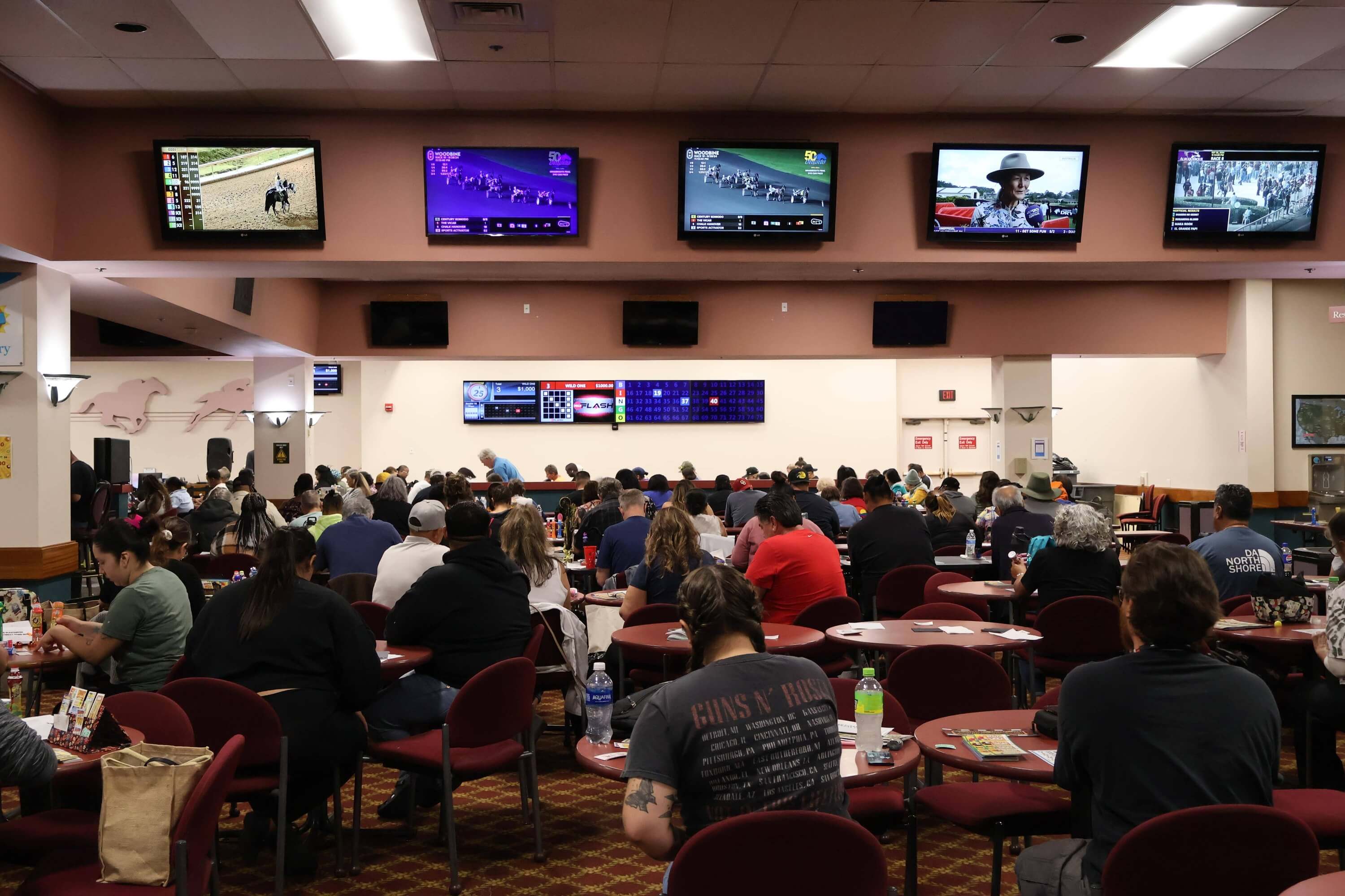 Background image of people playing bingo